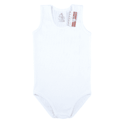 Body maiou 0 -15 ani, ALB (Bumbac 100%, superior, pieptanat)RIB