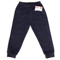 Pantalon de trening fara buzunar, bleumarin (Bumbac 100%, subtire)