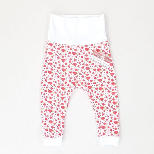 Pantalonas cu bata lata si manseta (Bumbac 100%, semigros)
