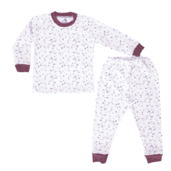 Pijama cu maneca si pantalon lung (Bumbac 100%, subtire)