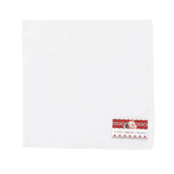 Batistă din finet -25×25 de cm, ALBĂ