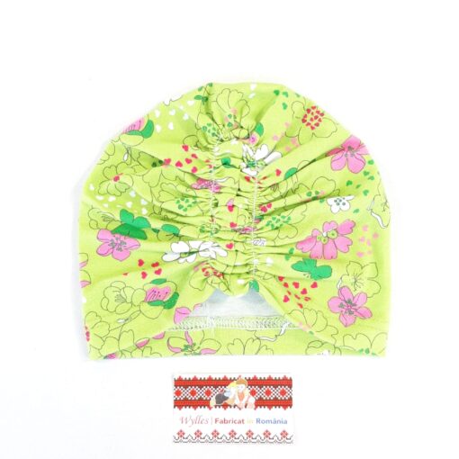Turban pentru fetite (Bumbac 95%, subtire + Lycra 5%)