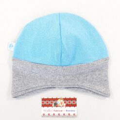 Caciulita pentru copii, dublata, pentru 1-2 ani (Bumbac 95%, semigros + Lycra 5%)