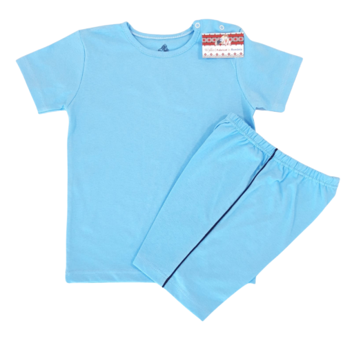 Set, tricou si pantalon scurt (Bumbac 100%, subtire)