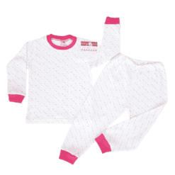Pijama cu maneca si pantalon lung (Bumbac 100%, superior, pieptanat)