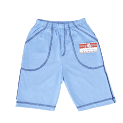 Pantalon scurt, tip bermude, cu buzunar aplicat (Bumbac 100%, subtire)