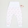 Pantalonas cu bata lata si manseta pentru 12-18 luni (Bumbac 100%, semigros)