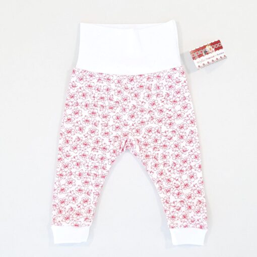 Pantalonas cu bata lata si manseta (Bumbac 100%, semigros)