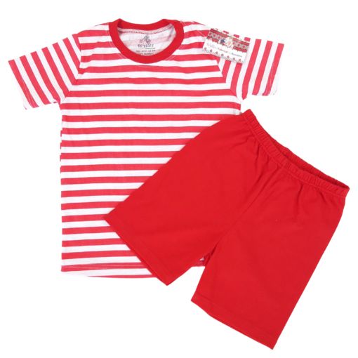 Set, tricou si pantalon scurt (Bumbac 100%, subtire)