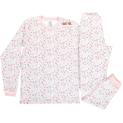 Pijama cu maneca lunga si pantalon lung (Bumbac 100%, semigros)