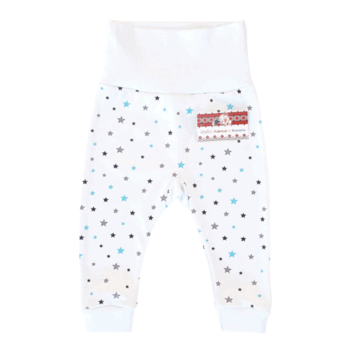 Pantalonas cu bata lata si manseta (Bumbac 100%, semigros)