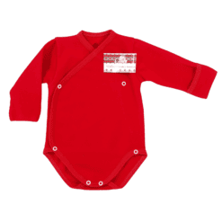 Body pieptar cu capse in fata si manusa (Bumbac 100%, semisubțire)