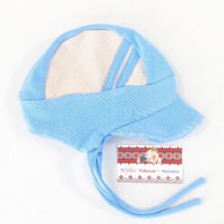 Caciulita nedublata, cu cozoroc(Bumbac 95%, semigros + Lycra 5%)
