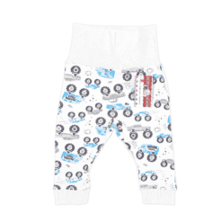 Pantalonas cu bata lata si manseta, pentru nou-nascut (Bumbac 100%, semigros)