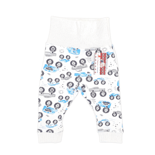 Pantalonas cu bata lata si manseta, pentru nou-nascut (Bumbac 100%, semigros)