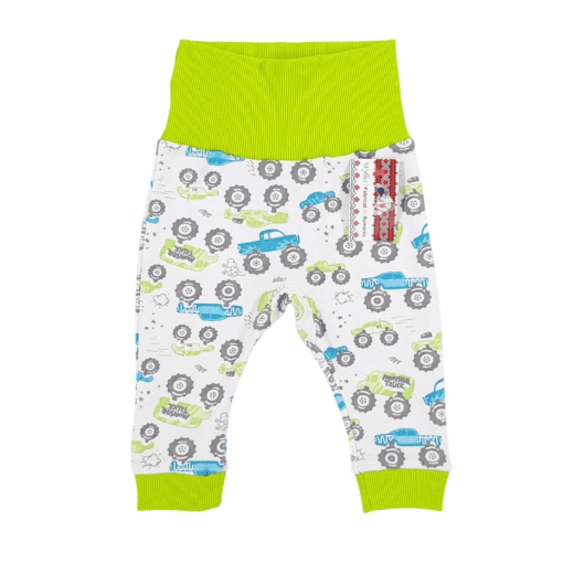 Pantalonas cu bata lata si manseta, pentru nou-nascut (Bumbac 100%, semigros)