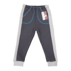 Pantalon de trening, cu fasie laterala si cu buzunar aplicat (Bumbac 100%, gros)