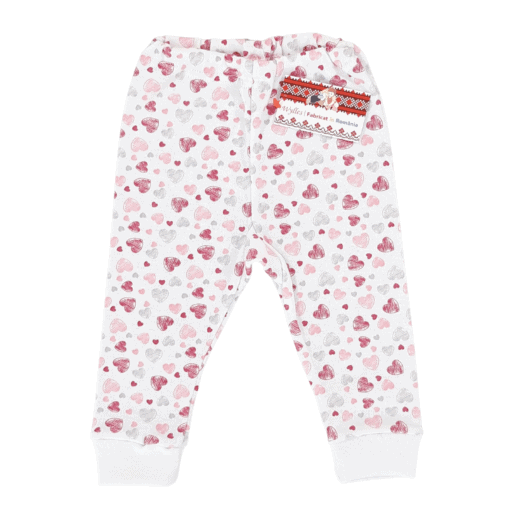 Pantalonas cu manseta, pentru 2-3 luni (100% Bumbac, superior, pieptanat)