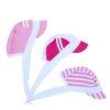 Set de 3 bandane diverse culori/fete (100% Bumbac, subtire)