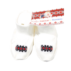 Botosei cu model traditional pentru 3-6 luni (Bumbac 95%, semisubtire +5% Lycra)