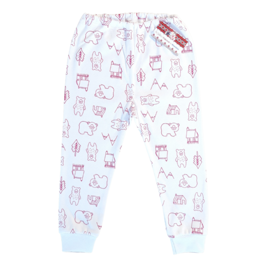 Pantalon cu manseta (Bumbac 100%, semigros)
