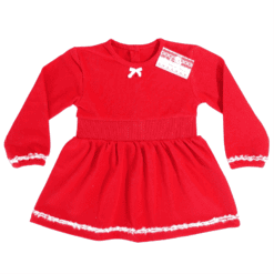 Rochie  rosie (Bumbac 100%, semisubtire,piqe)