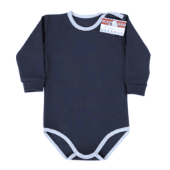 Body cu maneca lunga si capse pe umar 1-3ani (Bumbac 100%)