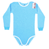 Body cu maneca lunga si capse pe umar (Bumbac 100%, gros)