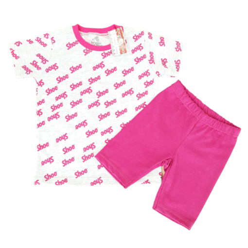 Set, tricou si colant scurt (Bumbac 100%, semisubtire)