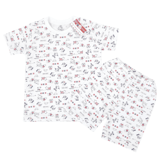 Pijama scurta de vara (Bumbac 100%, subtire)