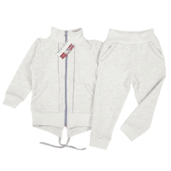 Trening CR, hanorac + pantalon pt grădiniță (Bumbac 100%semigros)bej