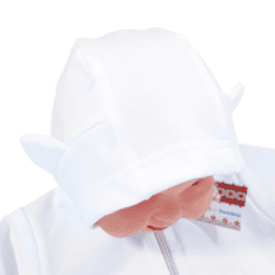 Alternative view of Compleu 1-6 luni/ hanorac+pantalon cu bata(95%Bumbac +5%Lycra)IVORY