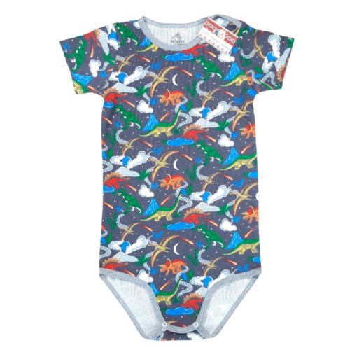 Body tricou cu capse pe umar, pt copii mari(Bumbac 100%)RIB