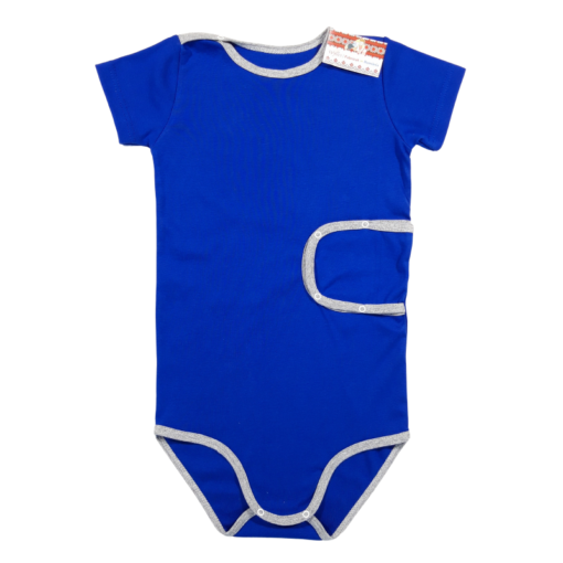 Body cu fereastră pt copii cu GASTROSTOMA(Bumbac 100%semisubțire)RIB