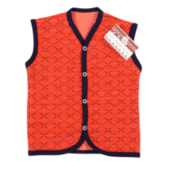 Vesta din fleece moale, cu capse ( 100% Poliester)