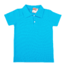 Tricou TURCUAZ tip polo pentru școală/grădiniță (100% Bumbac,piqe)semisubțire