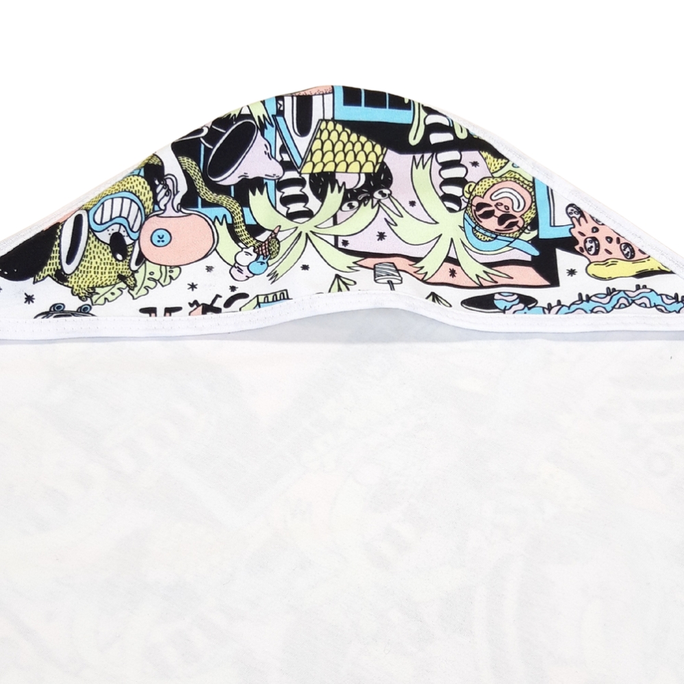 Prosop bumbac dublat, 2 fețe, cu capison, semisubtire - imagine 3