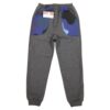 Pantalon de trening cu buzunar/6-10ani(Bumbac 100%)gri inchis