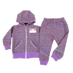 Trening cu fermoar 3-12 luni, din 85%bumbac+15%pes, semigros