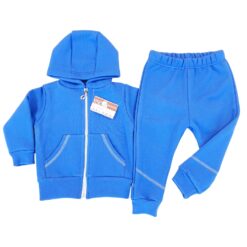 Trening cu fermoar 3-12 luni, din bumbac, gros