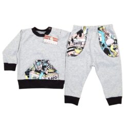 Compleu, hanorac+pantalon/ 3luni -4 ani (Bumbac 100%, subțire)