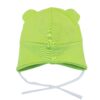 Caciulita dublată, cu urechiușe aplicate pt 1,5 -2,5 ani  (95% Bumbac, semigros +5% Lycra)