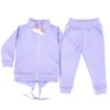 Trening CR, hanorac cu guler si fermoar + pantalon cu buzunare(100%Bumbac)