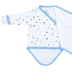 Alternative view of Body pieptar cu manusa + pantalon cu botoșel + căciuliță (Bumbac 100%) rib semisubțire (Copy)