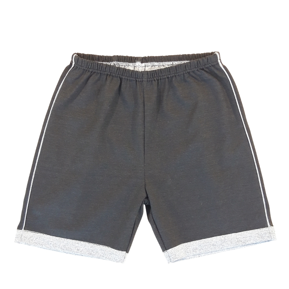Pantalon scurt, fara buzunar aplicat (Bumbac 100%, subtire), negru
