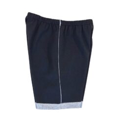 Alternative view of Pantalon scurt, fara buzunar aplicat (Bumbac 100%, subtire), negru