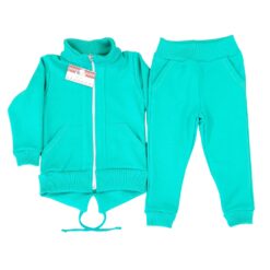 Trening CR, hanorac cu guler si fermoar + pantalon cu buzunare(100%Bumbac)
