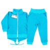 Trening CR, hanorac cu guler si fermoar + pantalon cu buzunare(100% Bumbac)