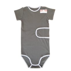 Body cu fereastră pt copii cu GASTROSTOMA(Bumbac 100%semisubțire)RIB