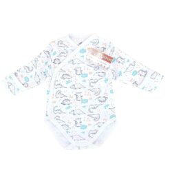 Body pieptar cu capse in față si manușele (Bumbac 100%, semisubțire, rib)